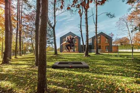 Trampoline inground