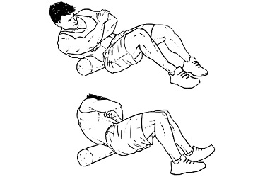 Lower back stretch