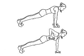 Plank and row
