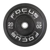 Olympische halterschijf 50 mm - Focus Fitness Bumper plate