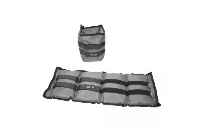 Pols-/enkelgewicht - Focus Fitness - 2 x 1 kg - Grijs main product photo